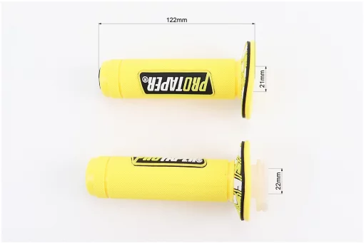 Рукоятка руля лев./пр. к-кт c вставкой, желтые, FIX-207520