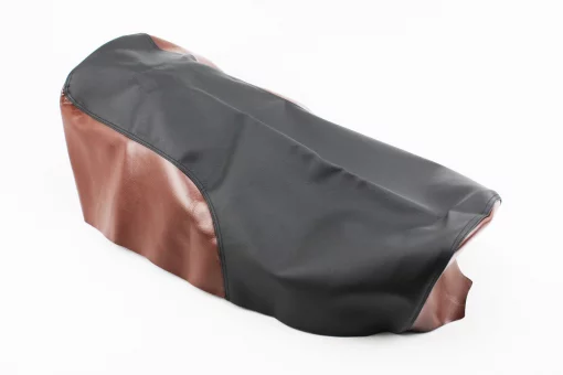 Чехол сиденья 6V коричневый с красным кантом, FIX-343199