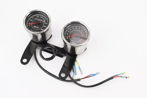 Спідометр, тахометр в зборі "ХРОМ" (на 180км/год, тахометр електронний), FIX-324388