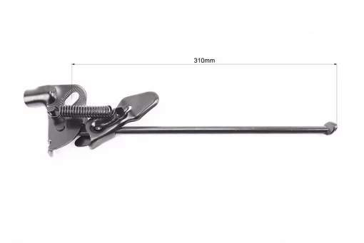 Подножка боковая задняя для 26", чёрная, FIX-208700