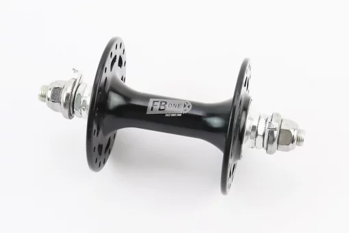 Втулка передняя FIX алюминиевая 14Gx36H, 2 пром-подшипники 6000 2RS, под гайку, чёрная FB-A266В, FIX-204410