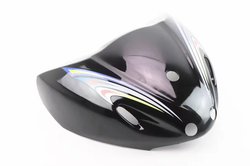 Пластик - передний верхний (под рулем) "клюв", ЧЕРНЫЙ (возможны незначительные потертости, см. фото), тип 2, FIX-204411