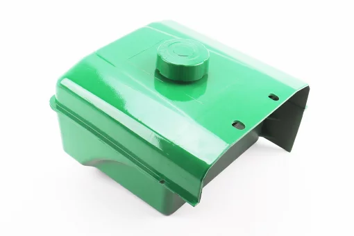 Бак паливний R175A/R180NM, 230x210x140mm, (пластик, під кран, старого зразка) виступ. горловина, отвір під шланг паливний +