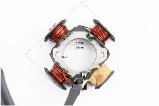 Статор магнето (генератора) Suzuki AD50 (4 котушки роз'єм "мама 2+1"), FIX-331800