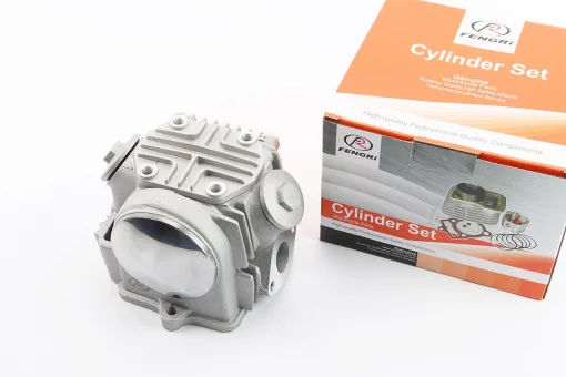 Головка цилиндра+клапана+распредвал+крышки в сборе 70cc (47мм), от 2шт -5%, FIX-204441