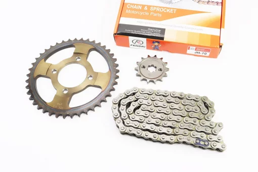 Звезды, цепь к-кт JH - 428H-98L+41T+14T (в коробке) "каленая", от 3шт -8%, FIX-338807