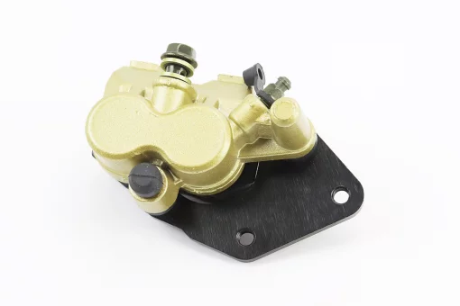 Гальмівний супорт задньої системи (двопоршневий)+колодки ТИП №3, золотистий, FIX-317590