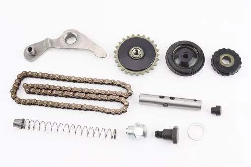 Цепь распредвала 110cc - 25H-84L + ролики 3шт + коромысло + натяжитель, к-кт, FIX-338815