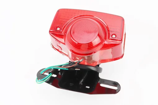 Ліхтар задній ALPHA, чорна ніжка під два болти (якісний), тип 2, FIX-338822