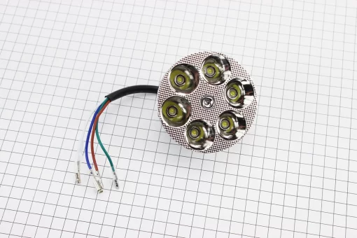 УЦЕНКА DELTA Фары круглой внутренняя часть 6-LED с габаритными диодами, 80мм, TUNING (не горит несколько диодов), FIX-338823