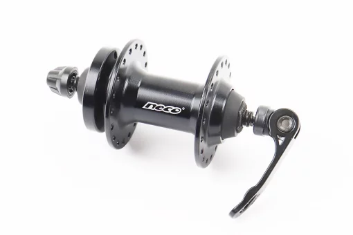 Втулка передняя MTB алюминиевая 14Gx36H, Disk-brake, крепл. эксцентрик, чёрная MS37F, FIX-208727