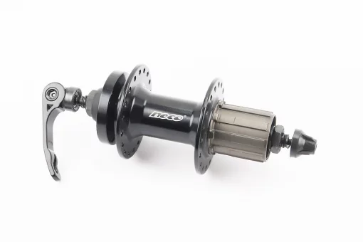 Втулка задня MTB алюмінієва 14Gx36H під касету 8-10зв, Disk-brake, кріпл. ексцентрик, чорна MS37R, FIX-208728