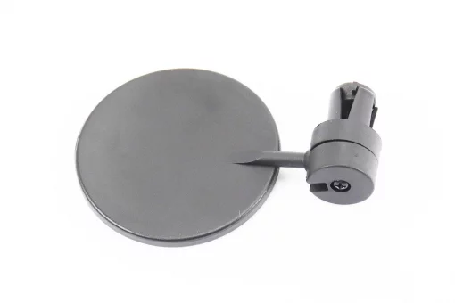 Зеркало круглое, чёрное CR-M02, FIX-208729