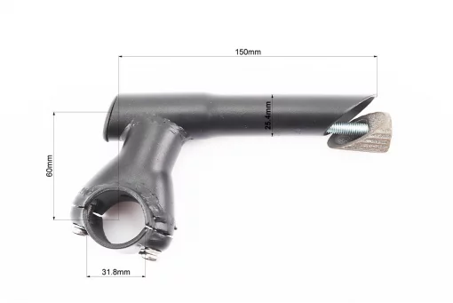 Вынос руля MTB 25,4х31,8х60х150мм, чёрный HS059, FIX-208732