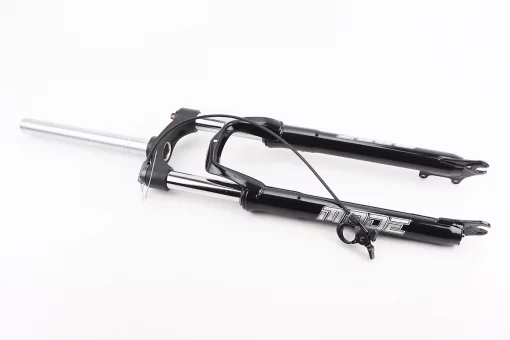 Вилка 29" амортизационная, без резьбы 1-1/8" (28,6мм), шток 255мм, с ходом 100мм, Disk-brake, пружинно-масляная, выносной Lockout,