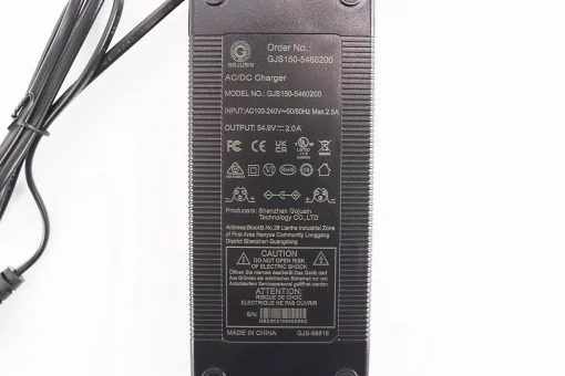 Зарядное устройство для АКБ 54V-2.0A T4, Model: GJS150-5460200 (электросамокат), FIX-206176