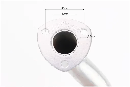 Колено (труба) глушителя 2х3отв., FIX-207593