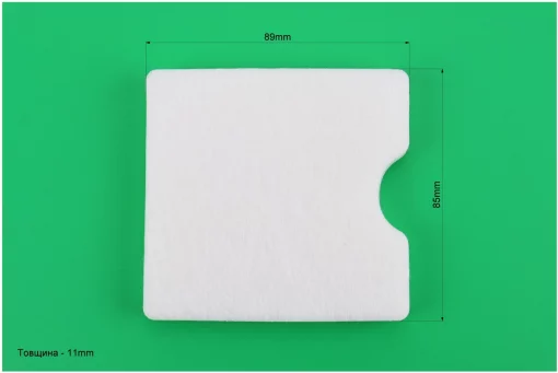 Фільтр повітряний - елемент квадратний (одна виборка), фібра, FIX-206201