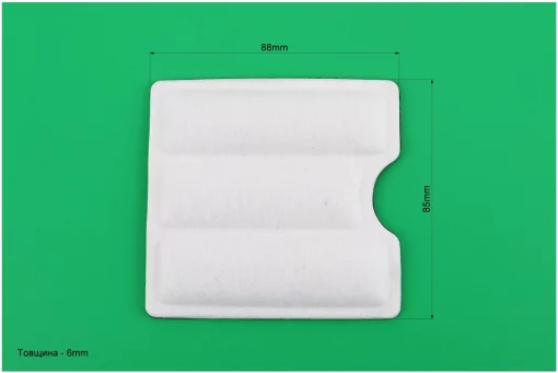 Фільтр повітряний - елемент квадратний (одна виборка), фібра двошаровий, FIX-206202