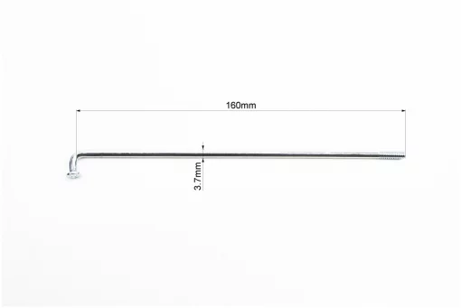 Loncin LX200GY-3 Спиця заднього колеса L=160мм, D=3,7мм, к-кт 36шт, FIX-324717