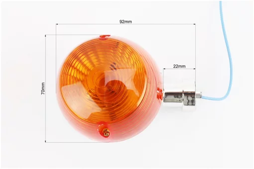 Поворотник "хром круглі" міцний, FIX-338907