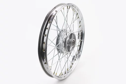 Диск задній спицьований (колесо) 1,4-17" DELTA, хром (вісь 12мм), FIX-318096