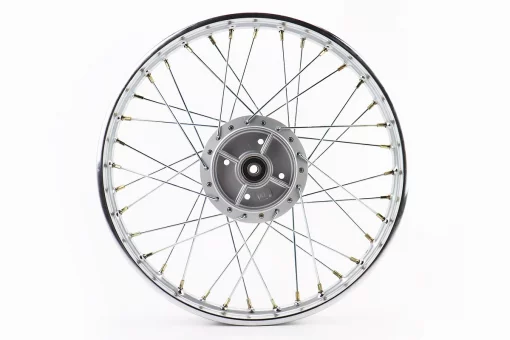 Диск задній спицьований (колесо) 1,4-17" DELTA, хром (вісь 12мм), FIX-318096