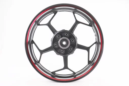 V200-F2 V250-F2 Диск колісний задній литий 17Х4 "під сайлентблоки" ЧОРНИЙ зі смугою (вісь 17мм), FIX-208773