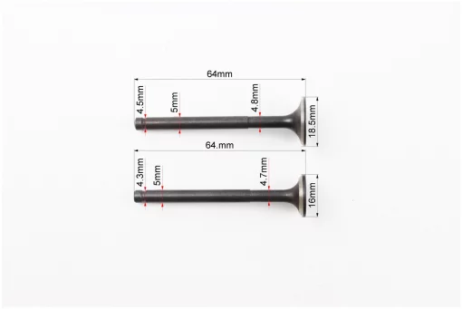 Клапан впускной, выпускной (НЕМАГНИТный) к-кт 64мм, FIX-309537