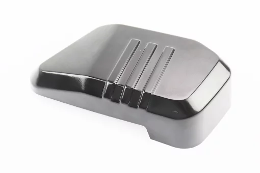 V200-R2 пластик - декор передньої панелі сидіння лівий, ЧОРНИЙ, FIX-324836