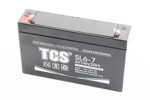 Акумулятор 6V7Ah SL6-7 кислотний (L150*W35*H95mm) для ДБЖ, іграшок та ін., FIX-204530