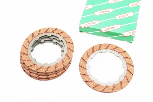 Диски сцепления фрикционный 3,8mm к-кт 5шт 6V 250/350 (353-354) "duells", косые SC-40059, FIX-343442