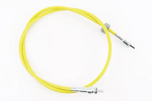 Трос спидометра (квадрат-лопатка, гайка-шток) (трос 115см; кожух 112см) желтый, FIX-206262