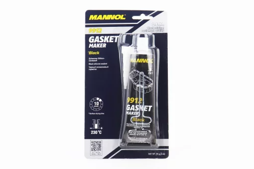 Герметик силиконовый высокотемпературный ЧЕРНЫЙ "Gasket Maker BLACK" 85g, FIX-304008