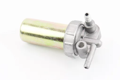 Кран топливный + фильтр в металлическом корпусе (вход/выход в сторону), FIX-207647