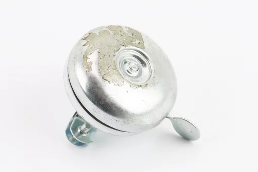 Звонок механический, хром (возможны незначительные вмятины, потертости, ржавчина), FIX-206284