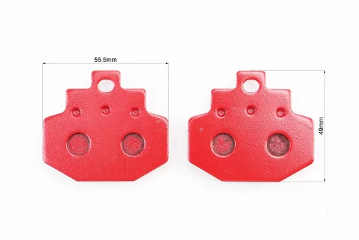 Гальмівні колодки дискові PIAGGIO-Vespa Super Hexagon GTX 125/180 к-кт червоний, FIX-333044