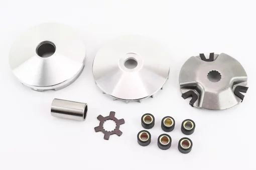 Вариатор передний к-кт Yamaha JOG 90 (под вал 16мм) + втулка, крыльчатка, крест, FIX-206320