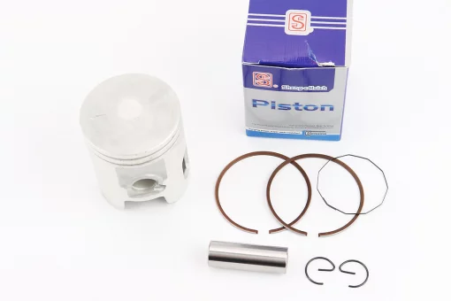 Поршень к-кт Yamaha BWS100 52мм STD (палець 14мм) синя коробка, FIX-206325