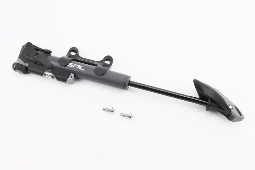 Насос пластмассовый с узким манометром, Т-ручкой, чёрный SPM-1961P, FIX-407178