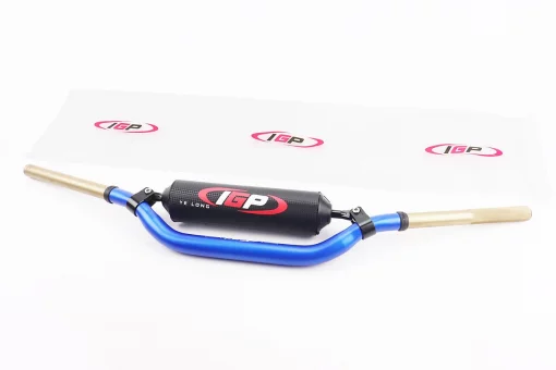 Руль d28мм L820мм с буфером, синий, FIX-207689