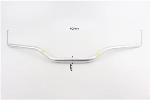 Руль d28мм L800мм, серебряный, FIX-207698