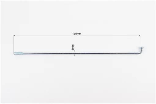 Спица задняя L=160мм, D= 3мм, к-кт 36шт, FIX-318263