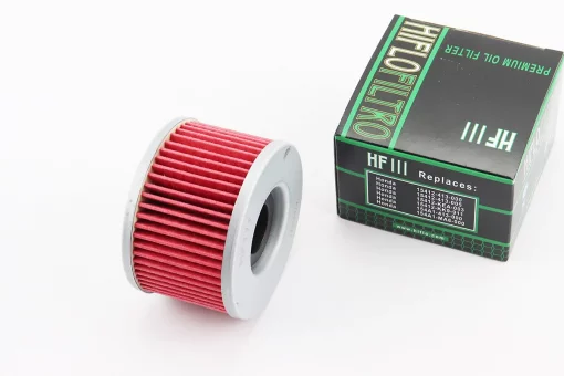 Фильтр-элемент масляный HF111 (69x45мм) Honda CB, CBR, CBX, CM, CMX, CX, GL, MUV, PIONEER, TRX, VT, VTR 250-700, FIX-208843