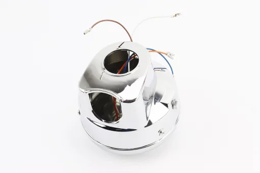 Фара передняя "хром" ALPHA круглая D=150mm, FIX-318289