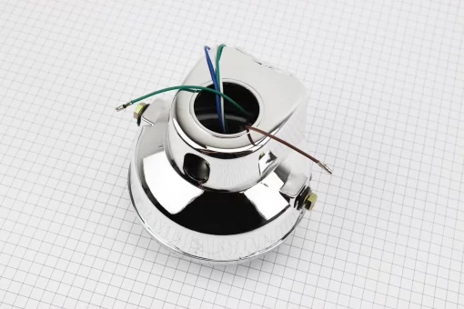 Фара передняя "хром" ALPHA круглая D=150mm, FIX-318289