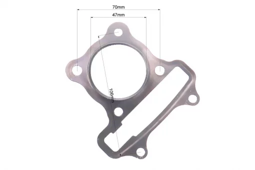 Прокладка головки цилиндра 47мм-80cc (металл), FIX-309750