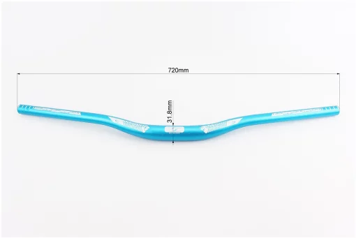 Кермо MTB 31,8х720мм, алюмінієве, блакитно-білий, FIX-207732