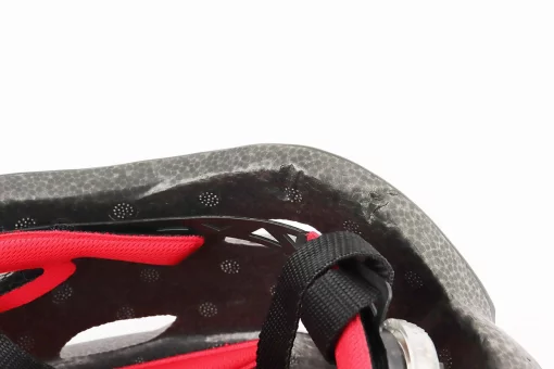 Шолом велосипедний L+ліхтар задній, знімний козирок, 19 вент. отворів, чорний матовий, FIX-408124