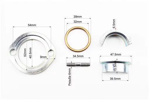 Фланец глушителя с креплением в к-кте CB/CG150cc, FIX-326161